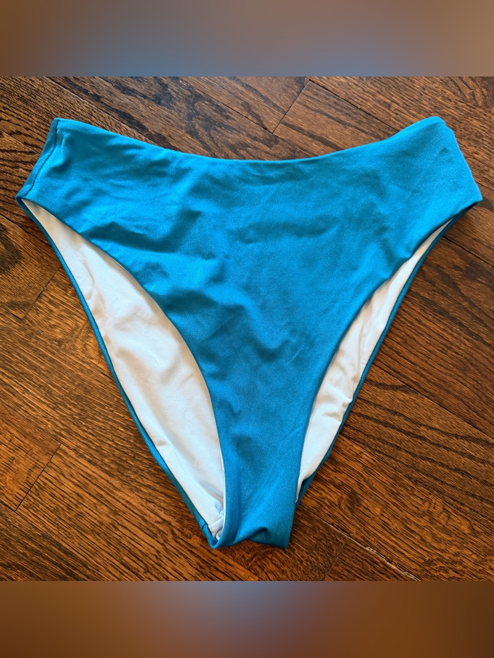Victoria Secret, Women's Teal Bikini Bottom - Classic High-Cut Swim